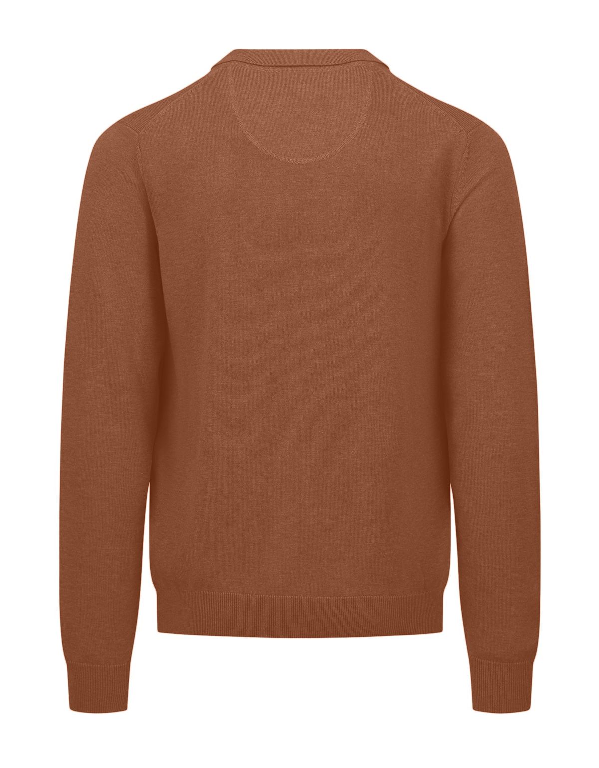 Поло бежевое с длинным рукавом Fynch-Hatton | купить в интернет-магазине Olymp-Men