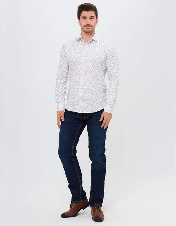 Сорочка мужская PLATIN, slim fit, артикул 1094-100UF-PLT