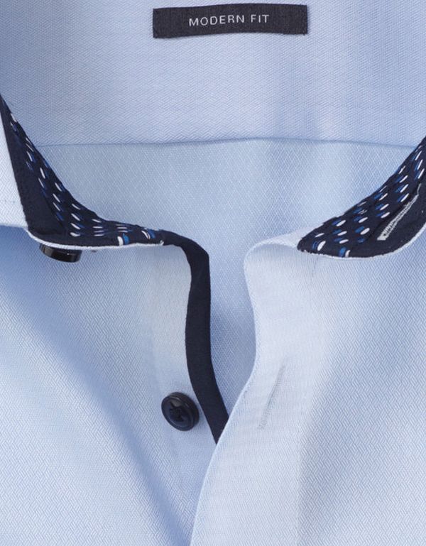 Рубашка мужская OLYMP Luxor, modern fit, фактурная ткань | купить в интернет-магазине Olymp-Men