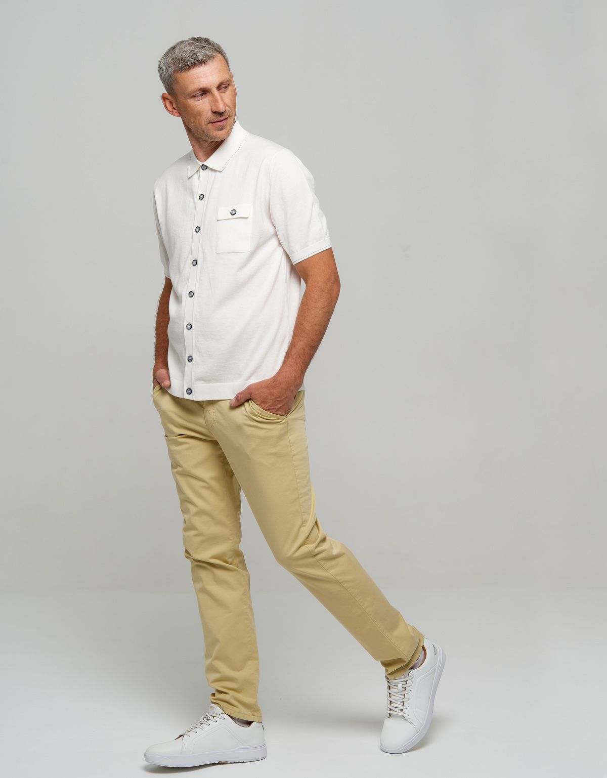 Рубашка-поло мужская Gratude с нагрудным карманом | купить в интернет-магазине Olymp-Men