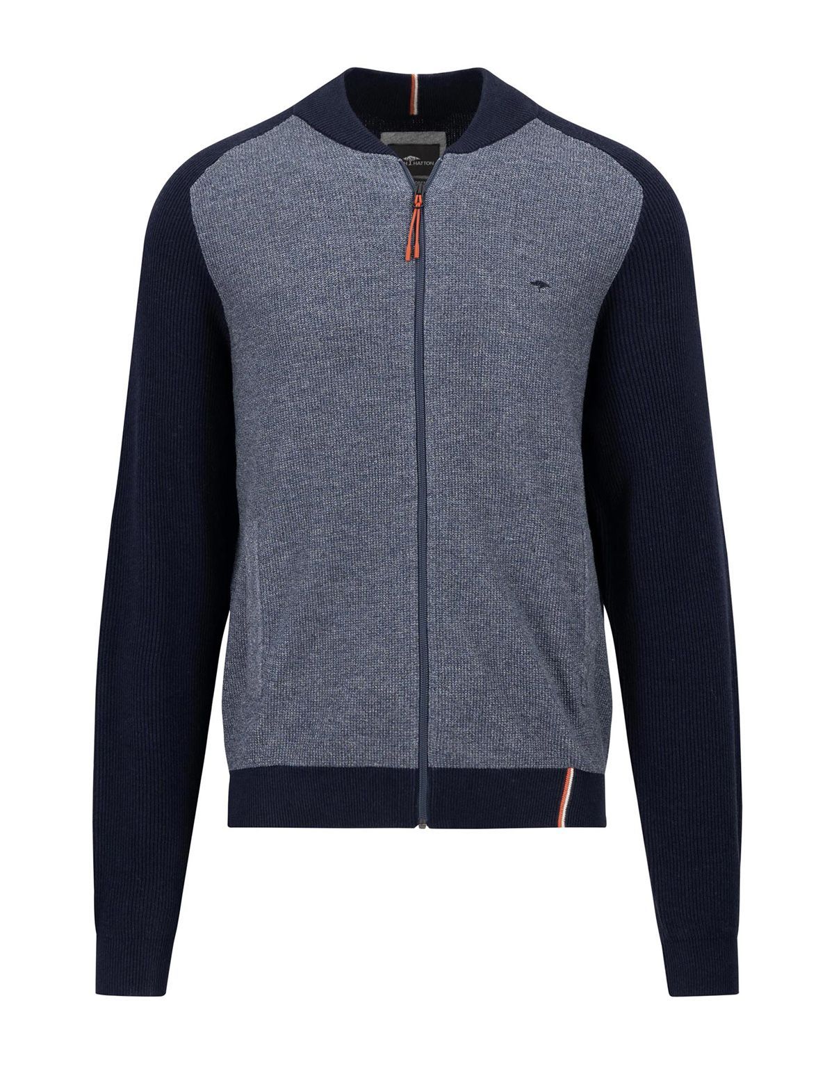 Кардиган двухцветный на молнии Fynch-Hatton | купить в интернет-магазине Olymp-Men