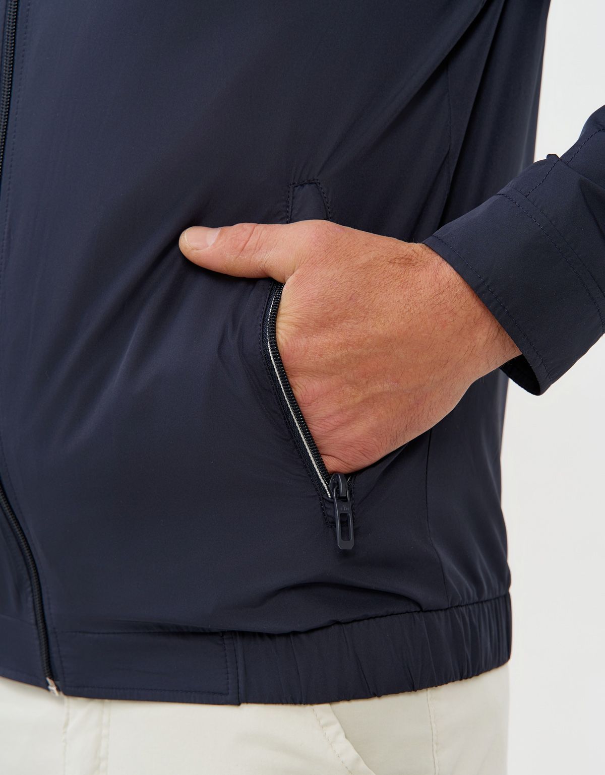 Куртка мужская синяя лёгкая New Canadian | купить в интернет-магазине Olymp-Men