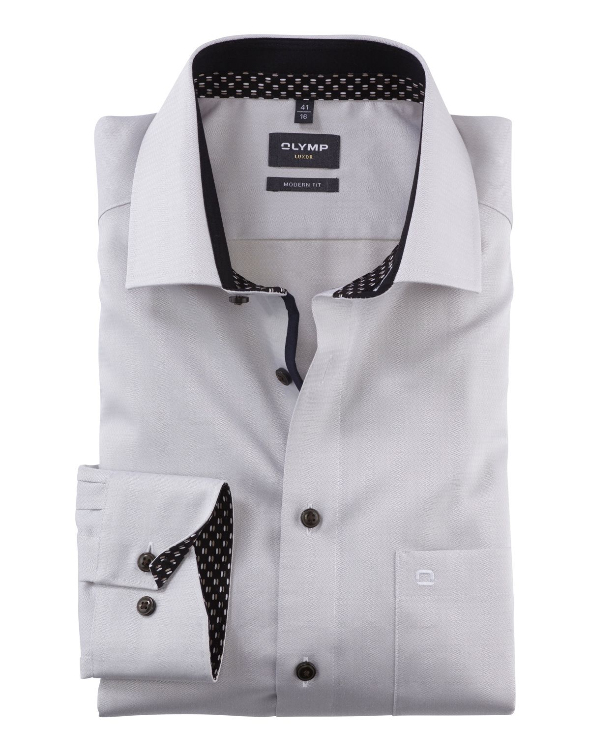 Рубашка мужская OLYMP Luxor, modern fit, фактурная ткань