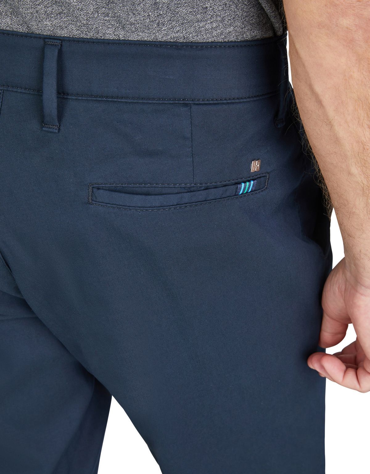 Брюки чинос синие мужские Club of Comfort, хлопок с эластаном | купить в интернет-магазине Olymp-Men