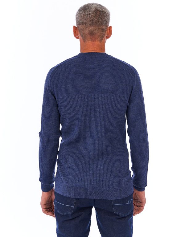 Джемпер мужской Gratude вязаный с круглым воротом | интернет-магазин Olymp-Men