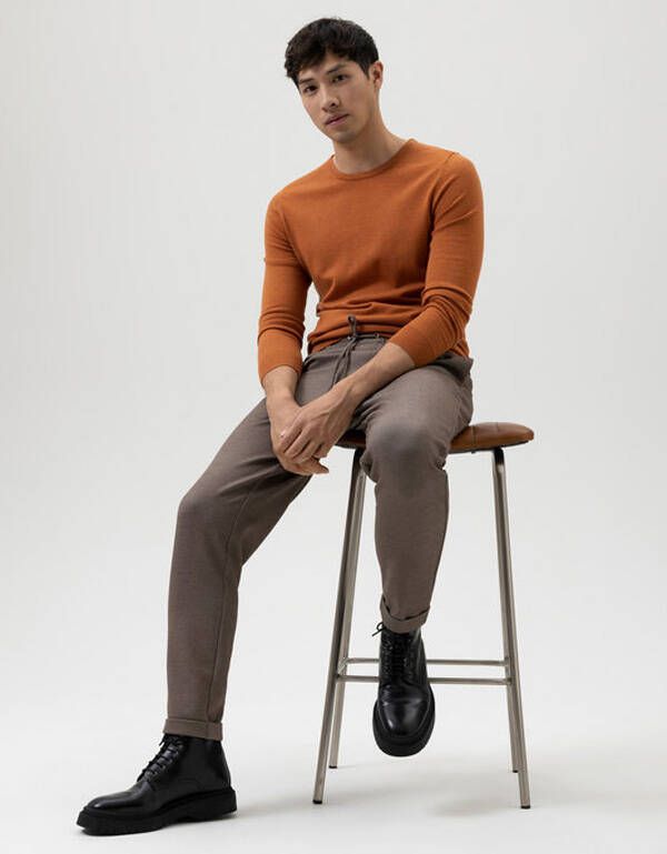 Джемпер мужской OLYMP, шерсть с шёлком, body fit | интернет-магазин Olymp-Men