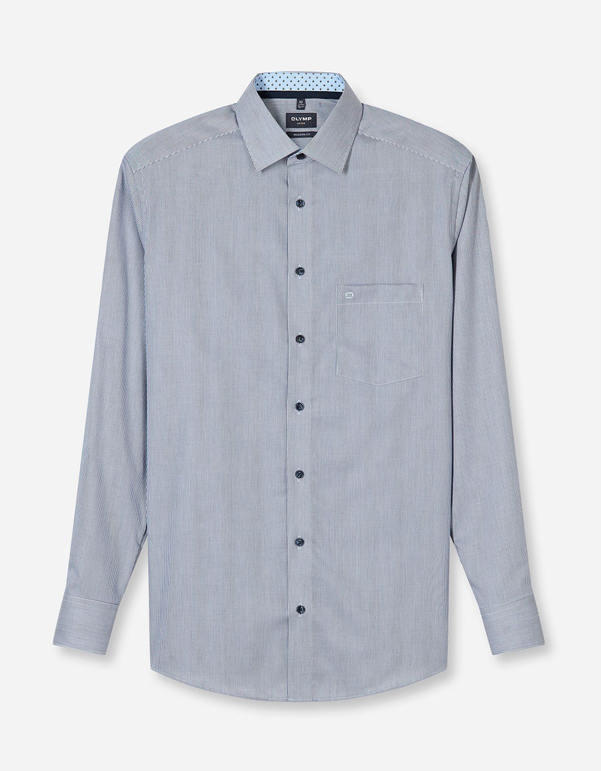 Рубашка в полоску OLYMP Luxor, прямой крой на высокий рост | купить в интернет-магазине Olymp-Men