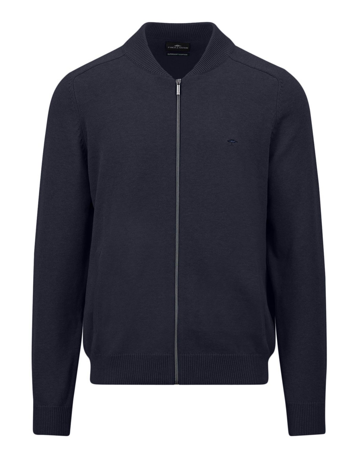 Кардиган хлопковый на молнии Fynch-Hatton | купить в интернет-магазине Olymp-Men