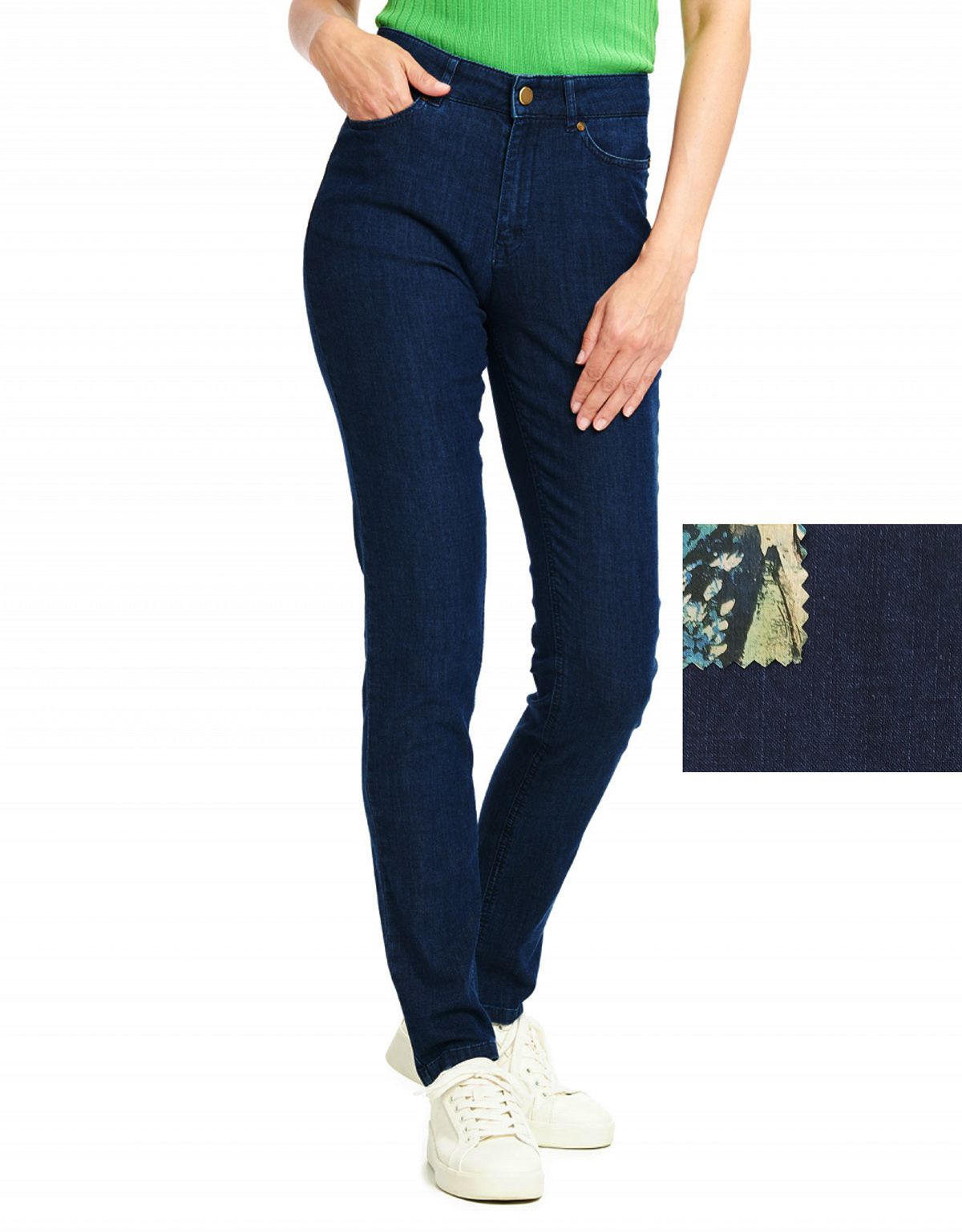 Джинсы женские темно-синие w.Wegener зауженные | интернет-магазин Olymp-Men