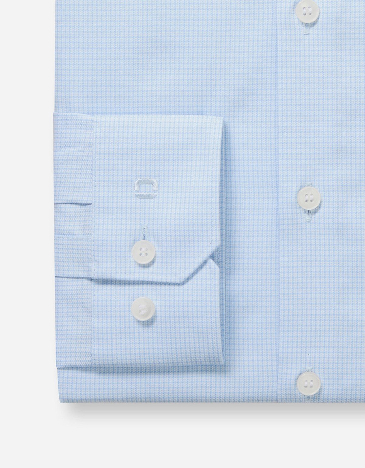 Рубашка в голубую клетку, супер слим | купить в интернет-магазине Olymp-Men