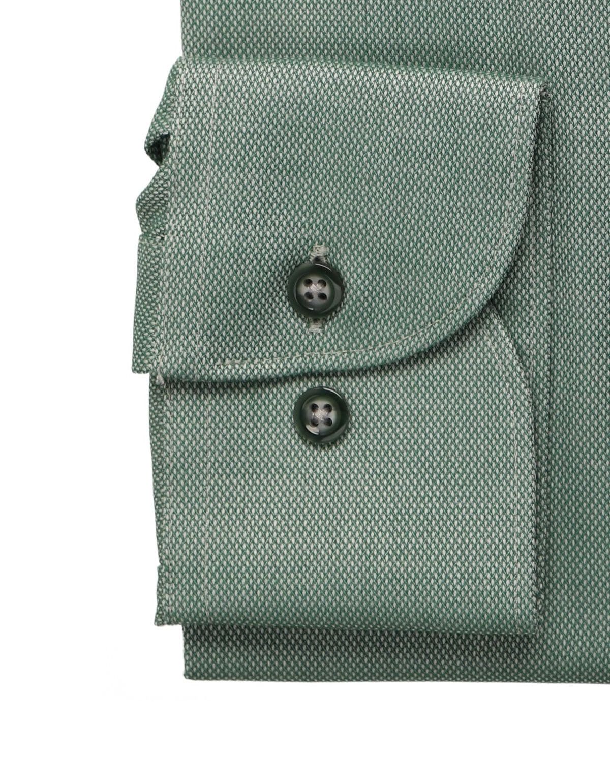 Рубашка зелёная OLYMP Luxor, полуприлегающая на высокий рост | купить в интернет-магазине Olymp-Men