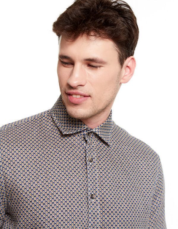 Рубашка льняная мужская OLYMP Casual, modern fit