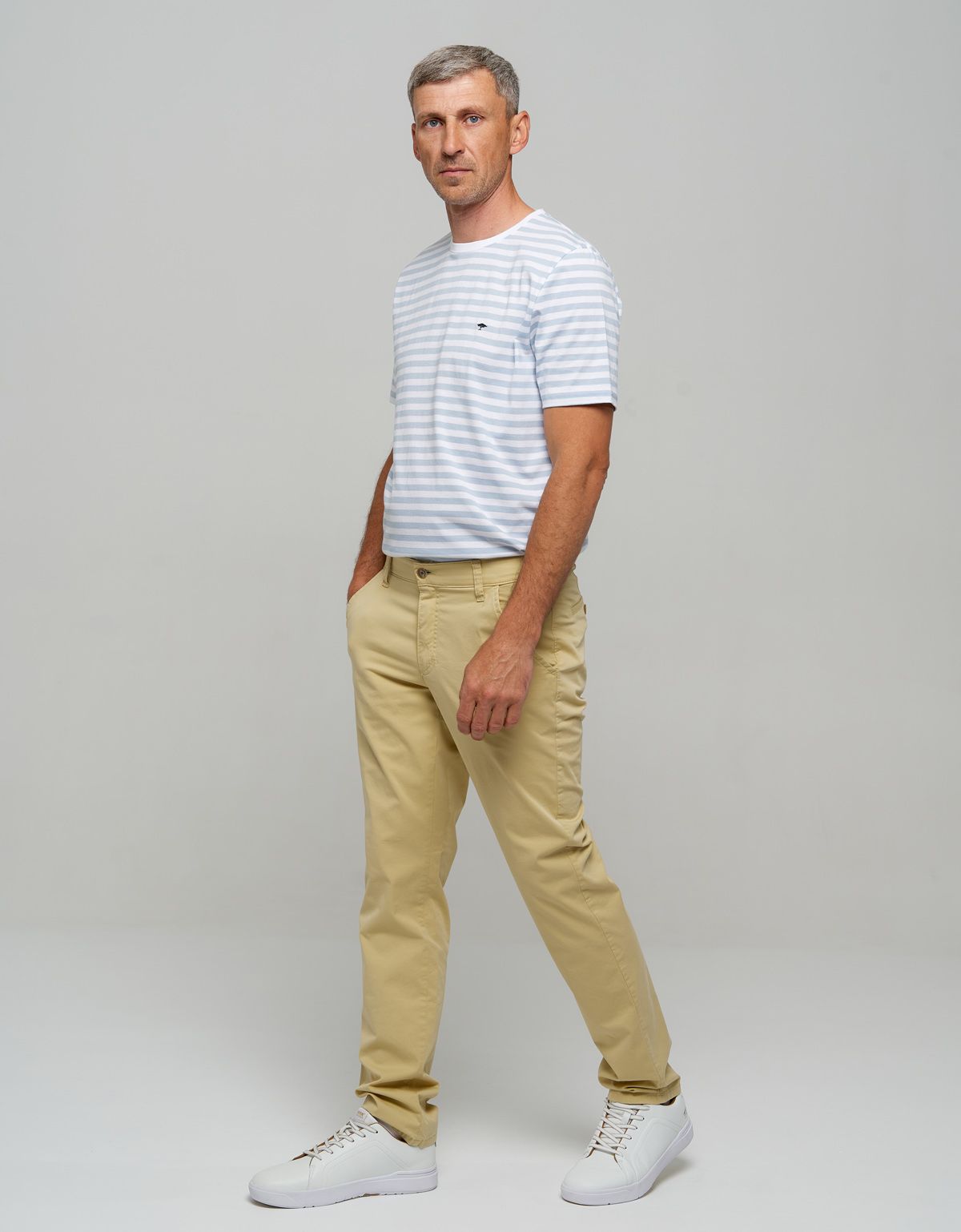 Брюки чинос мужские Club of Comfort с защипом на поясе | купить в интернет-магазине Olymp-Men
