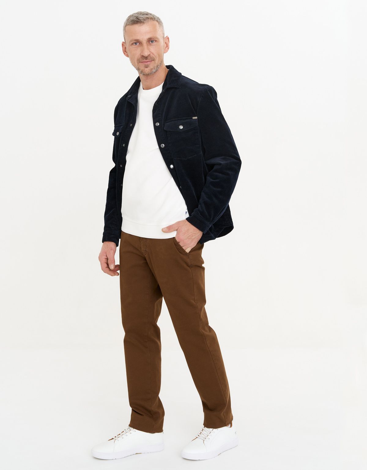 Брюки мужские коричневые хлопковые Club Of Comfort | купить в интернет-магазине Olymp-Men