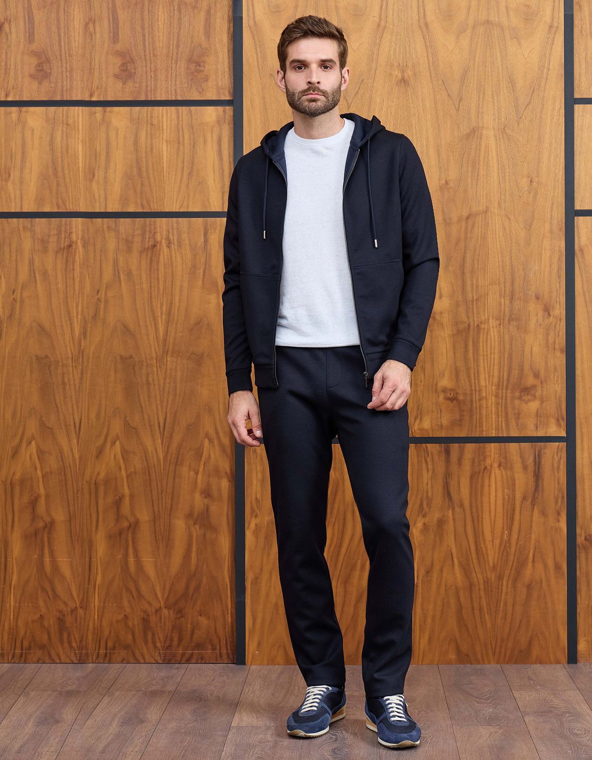 Костюм спортивный синий мужской MEUCCI | интернет-магазин Olymp-Men