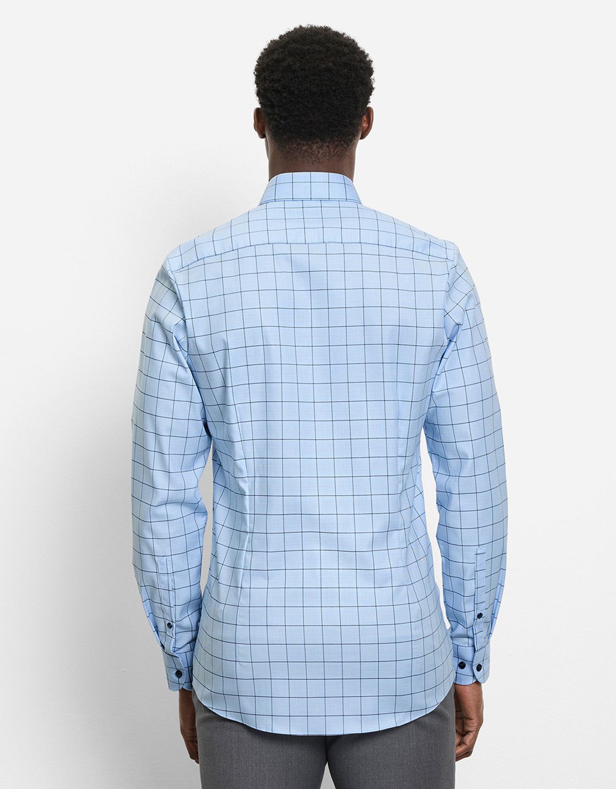 Рубашка классическая в клетку Olymp, body fit | купить в интернет-магазине Olymp-Men