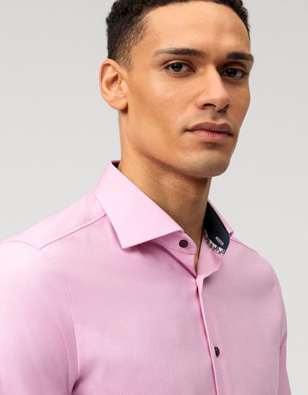 Рубашка мужская с длинным рукавом OLYMP 24/7, климат-контроль, body fit | купить в интернет-магазине Olymp-Men