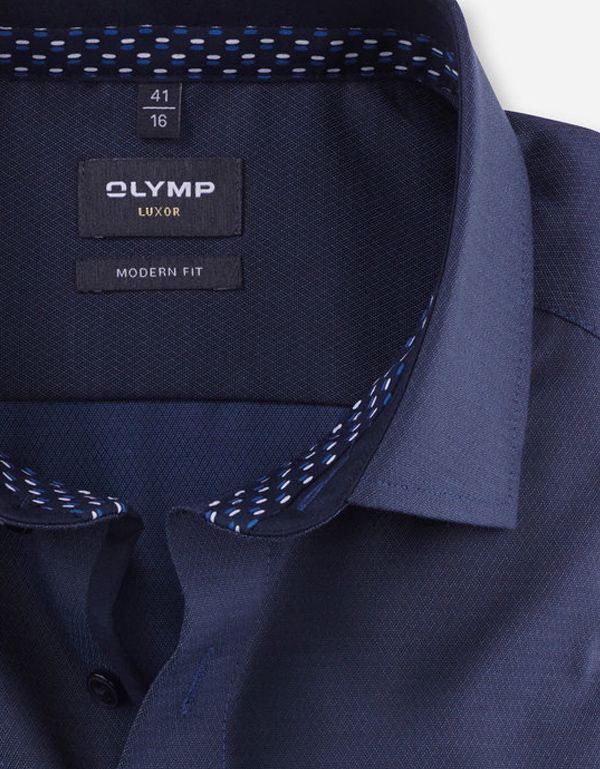 Рубашка мужская OLYMP Luxor, modern fit, фактурная ткань, рост до 176 | купить в интернет-магазине Olymp-Men