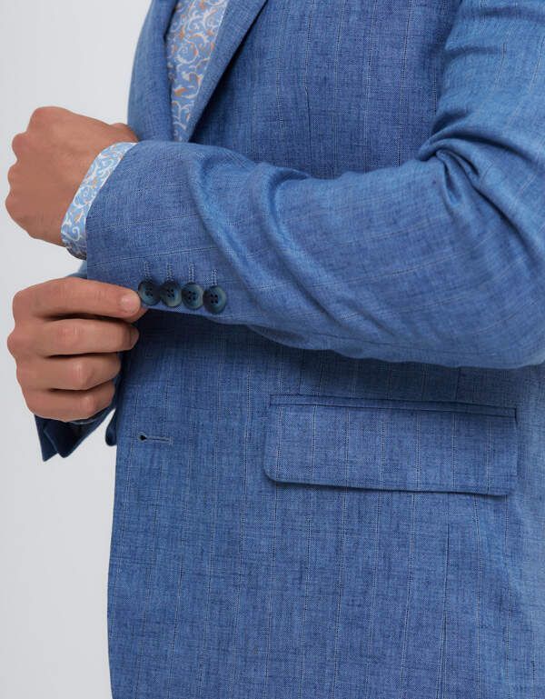 Пиджак льняной мужской  w.Wegener, 2 шлицы | купить в интернет-магазине Olymp-Men