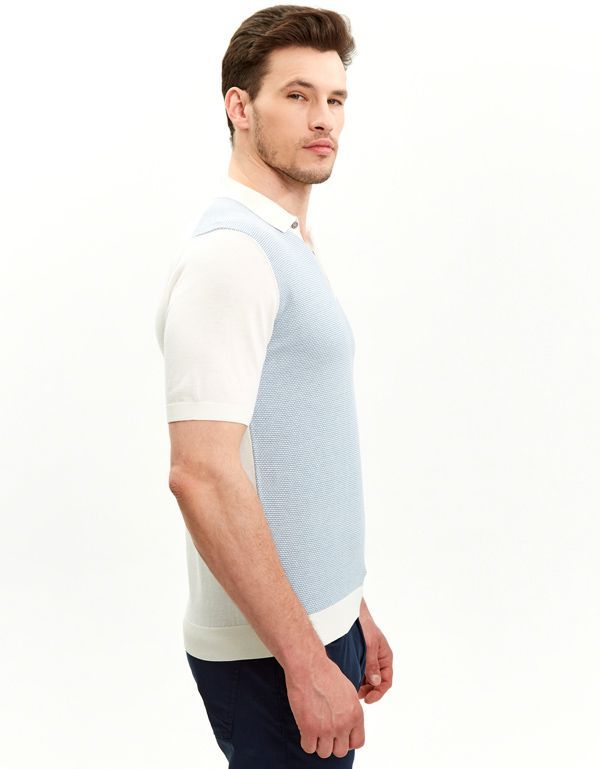 Поло мужское на пуговицах Gratude хлопок с шёлком | купить в интернет-магазине Olymp-Men