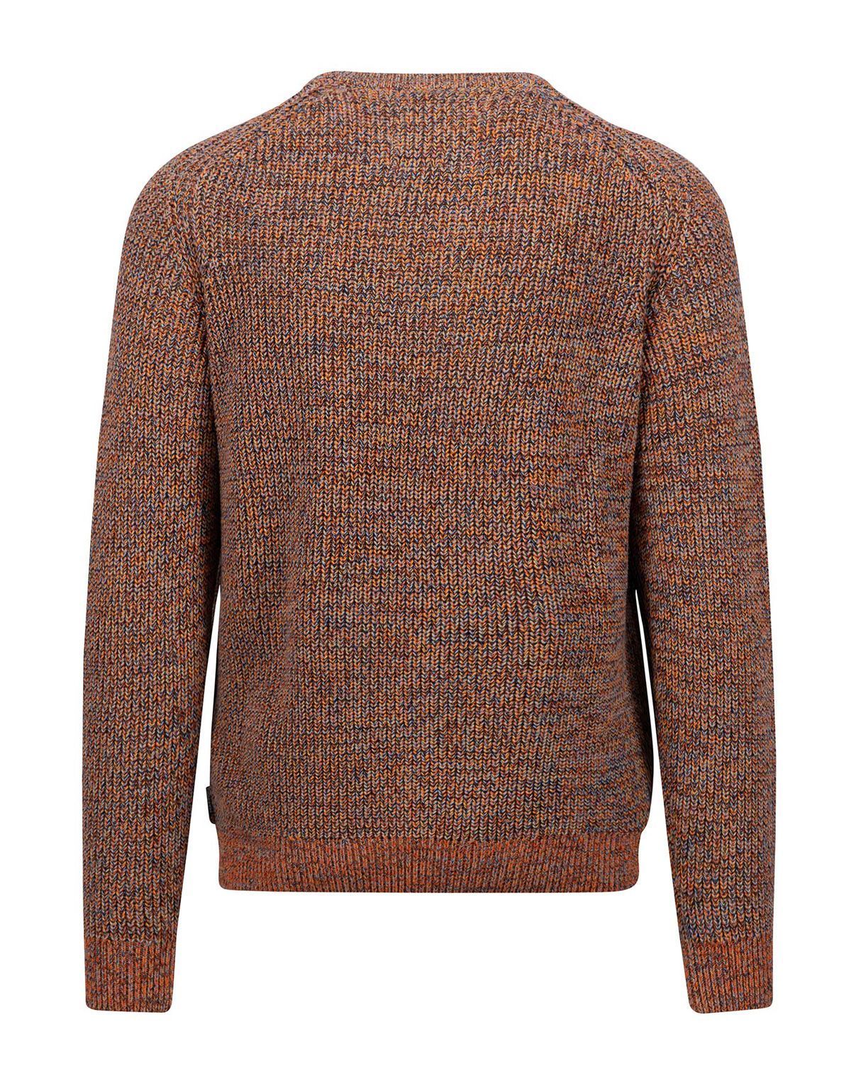 Джемпер мужской коричневый меланж Fynch-Hatton | интернет-магазин Olymp-Men