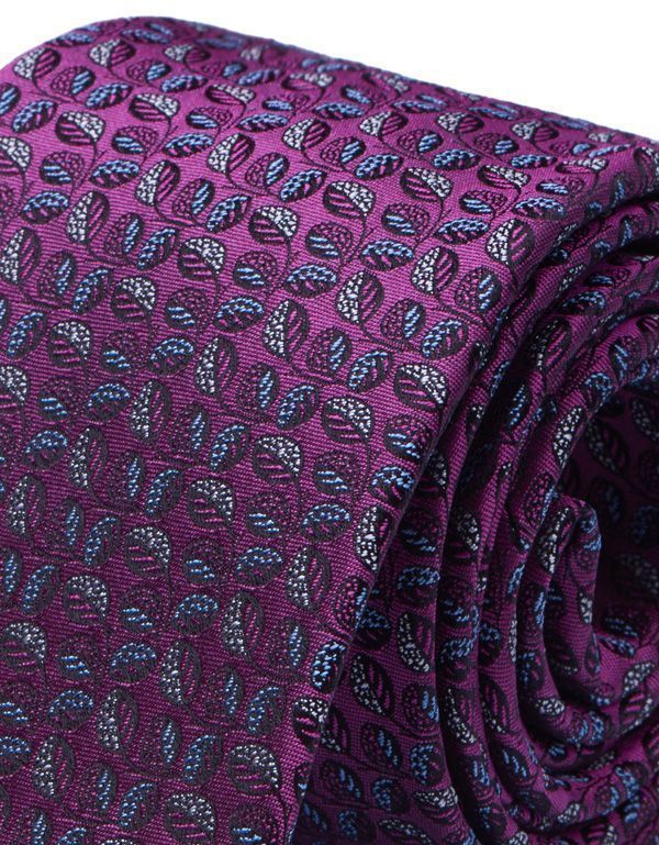 Галстук удлиненный Bernd Hennes c растительным рисунком, 8,5 см | купить в интернет-магазине Olymp-Men