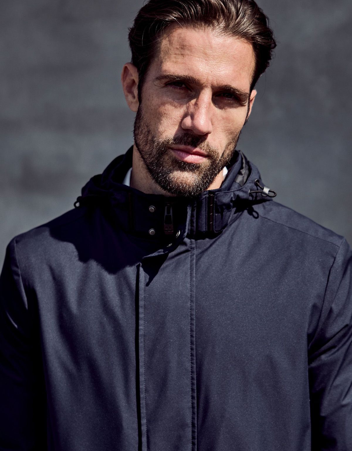 Куртка-плащ с капюшоном New Canadia | купить в интернет-магазине Olymp-Men