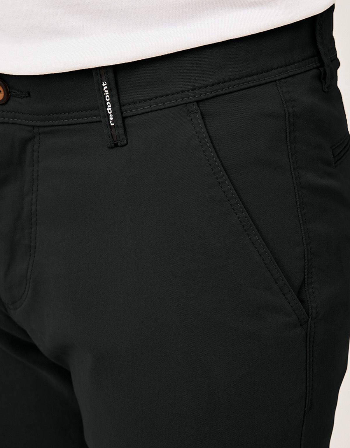 Брюки чинос чёрные хлопковые Redpoint | купить в интернет-магазине Olymp-Men