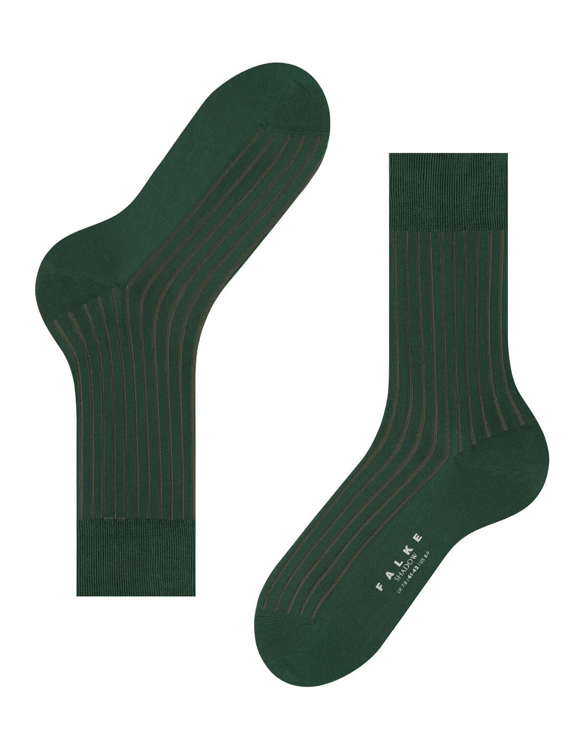 Носки зелёные в полоску FALKE из мерсеризированного хлопка | купить в интернет-магазине Olymp-Men