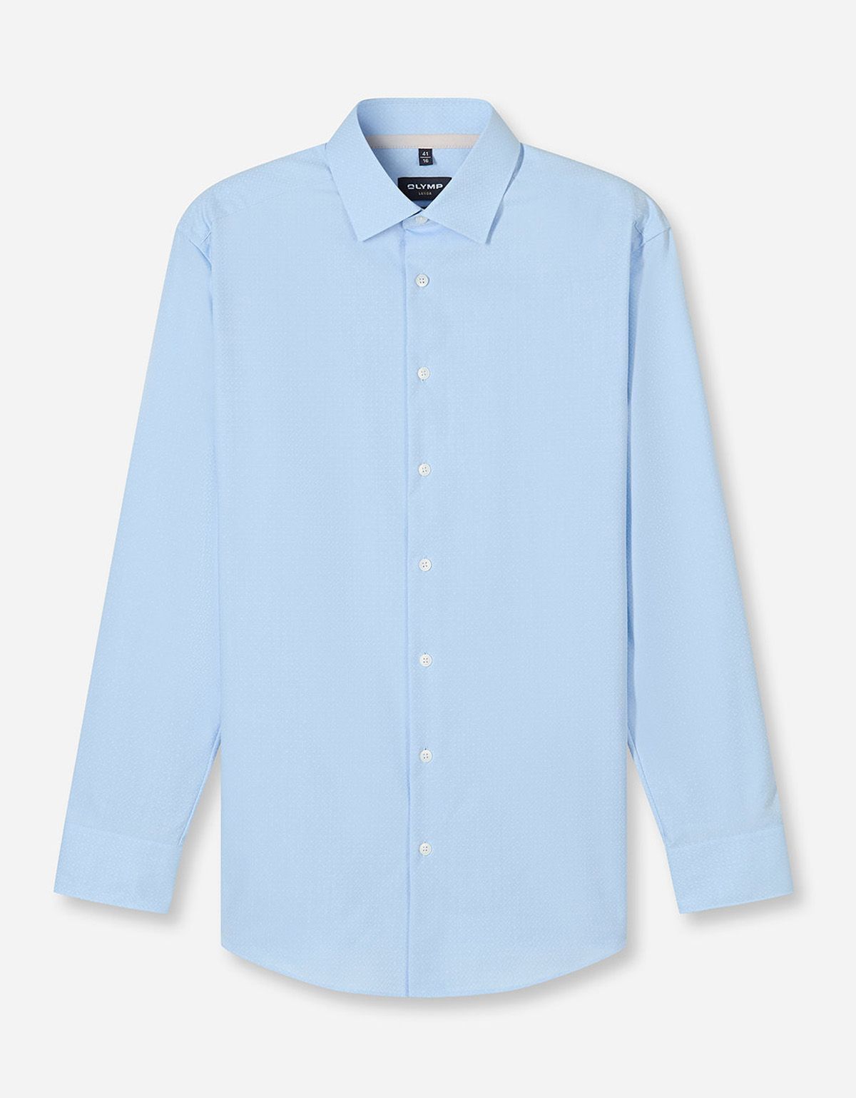 Сорочка классическая голубая Olymp, modern fit, климат-контроль | купить в интернет-магазине Olymp-Men