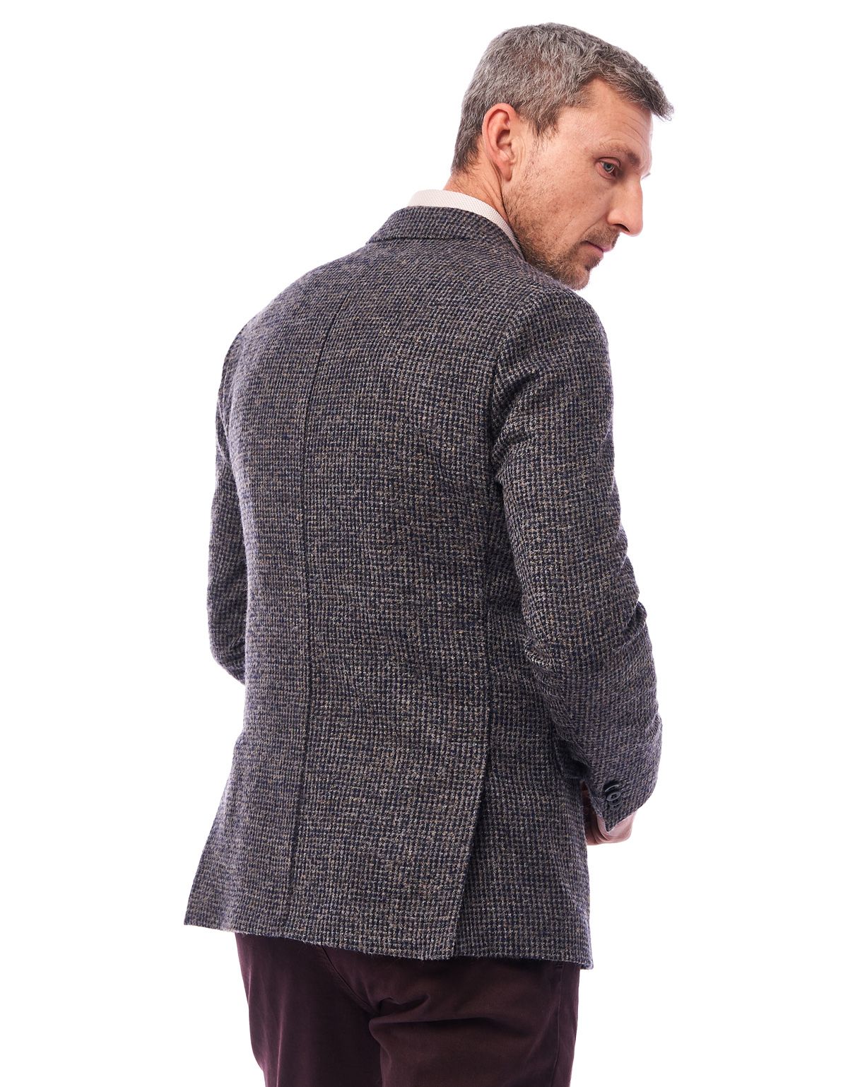 Пиджак мужской в клетку Roy Robson приталенный, шерсть с альпаком | купить в интернет-магазине Olymp-Men