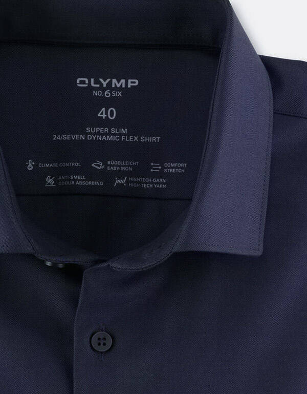 Сорочка мужская OLYMP 24/7, супер слим, климат-контроль, артикул 25262418