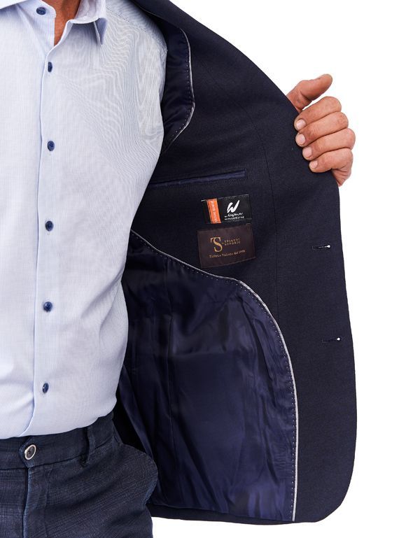 Пиджак мужской классический w.Wegener с накладными карманами | купить в интернет-магазине Olymp-Men
