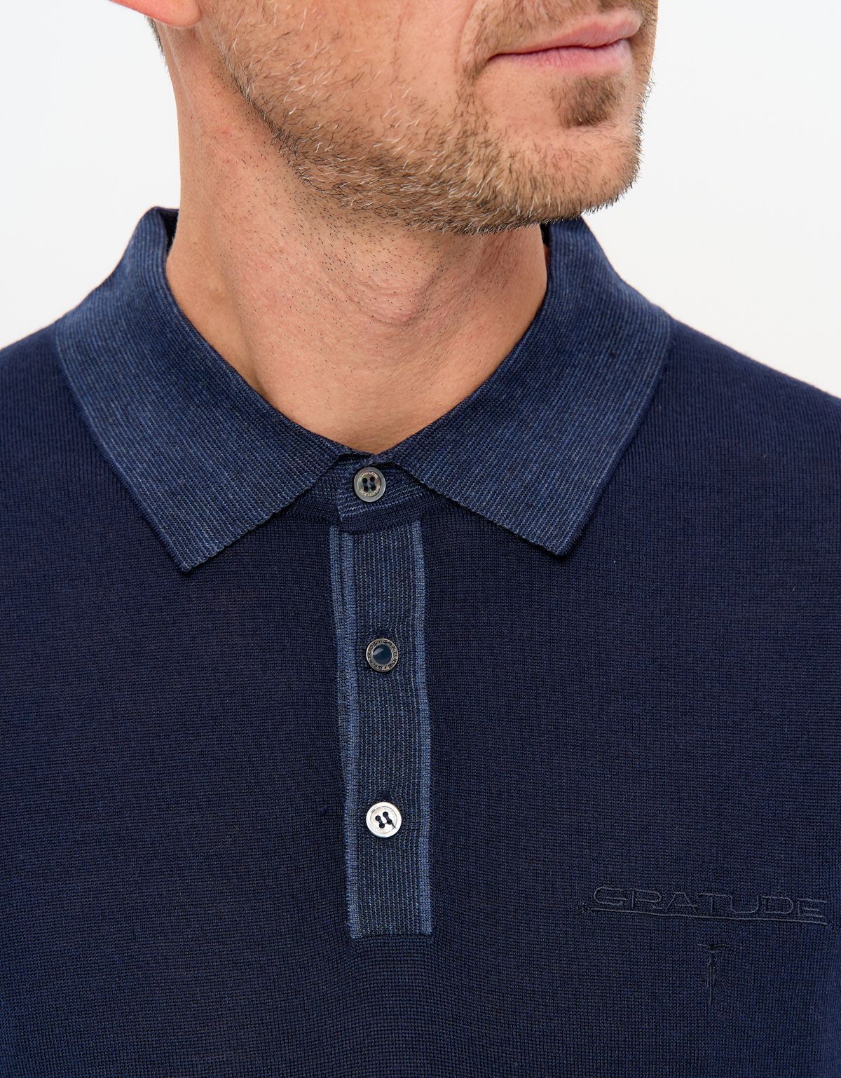 Поло с длинным рукавом Gratude на пуговицах | купить в интернет-магазине Olymp-Men