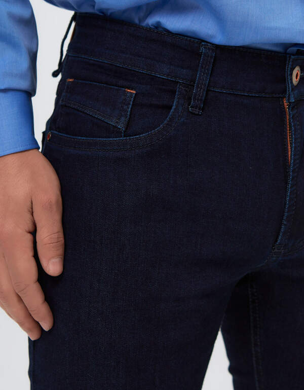 Джинсы синие мужские Hattric, slim fit | купить в интернет-магазине Olymp-Men