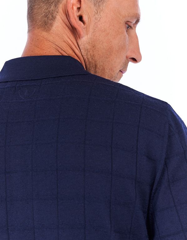 Поло мужское вязаное на молнии Gratude с длинным рукавом | купить в интернет-магазине Olymp-Men