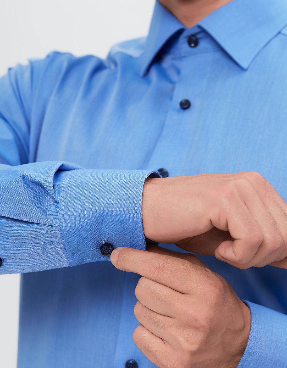 Мужские голубые рубашки Royal Class, прямые, комплект 2 шт. | купить в интернет-магазине Olymp-Men