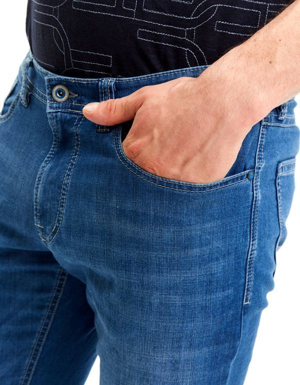 Джинсы голубые мужские Hattric прямого кроя | купить в интернет-магазине Olymp-Men