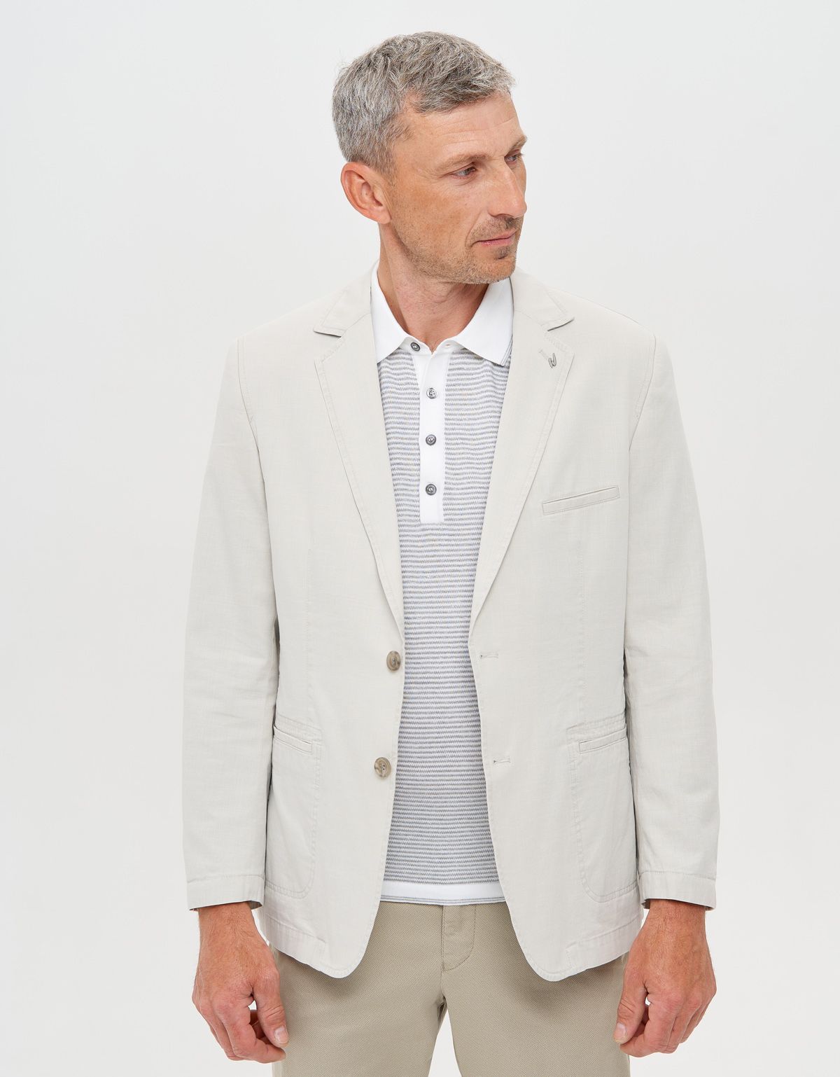 Пиджак мужской светлый w.Wegener из тонкого хлопка | купить в интернет-магазине Olymp-Men