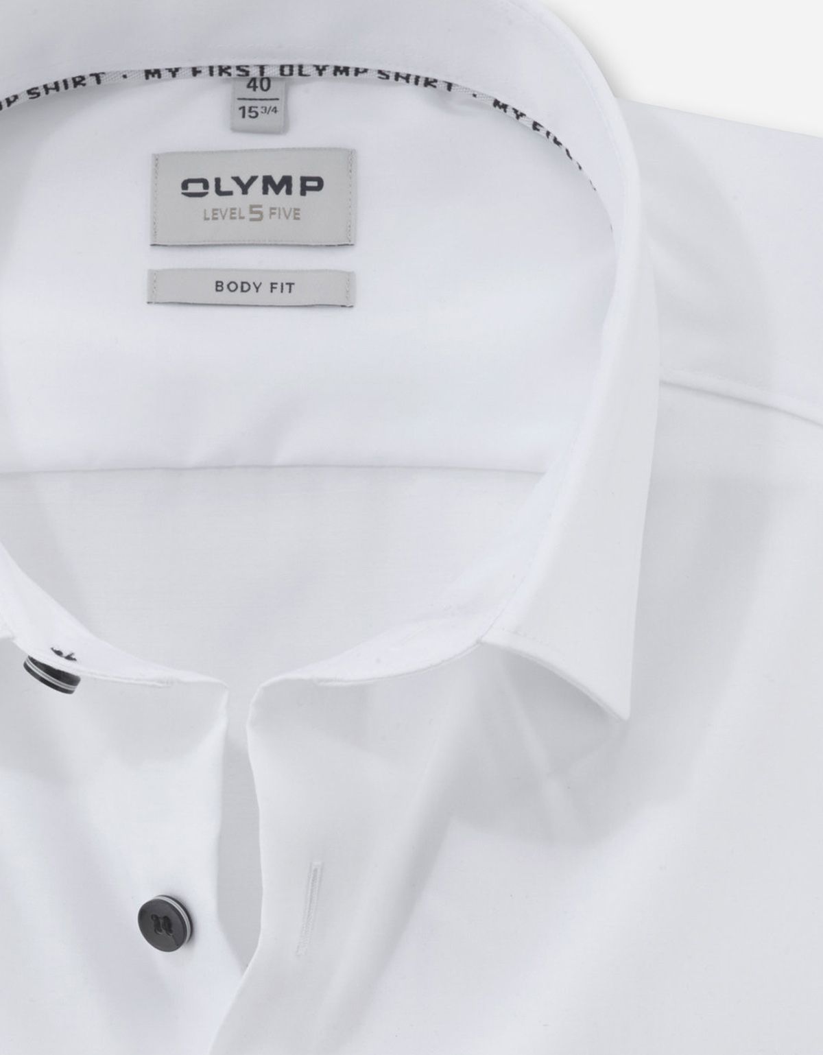 Рубашка мужская белая классическая OLYMP Level Five, body fit | купить в интернет-магазине Olymp-Men