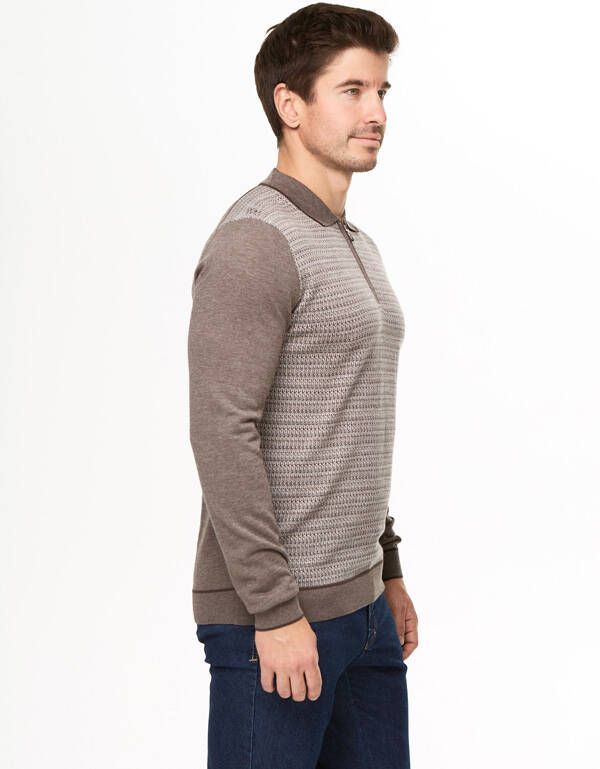 Поло мужское на молнии Gratude с рисунком | купить в интернет-магазине Olymp-Men