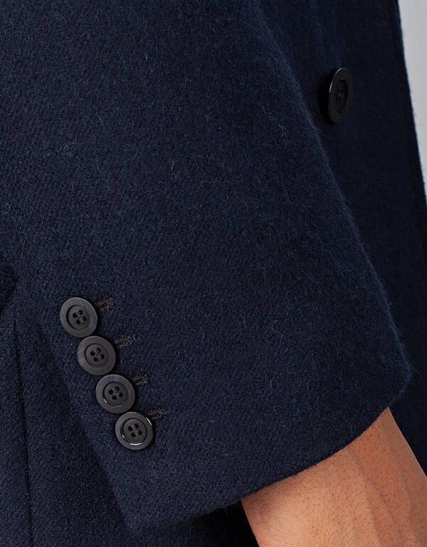 Пальто мужское шерстяное двубортное, slim fit | купить в интернет-магазине Olymp-Men