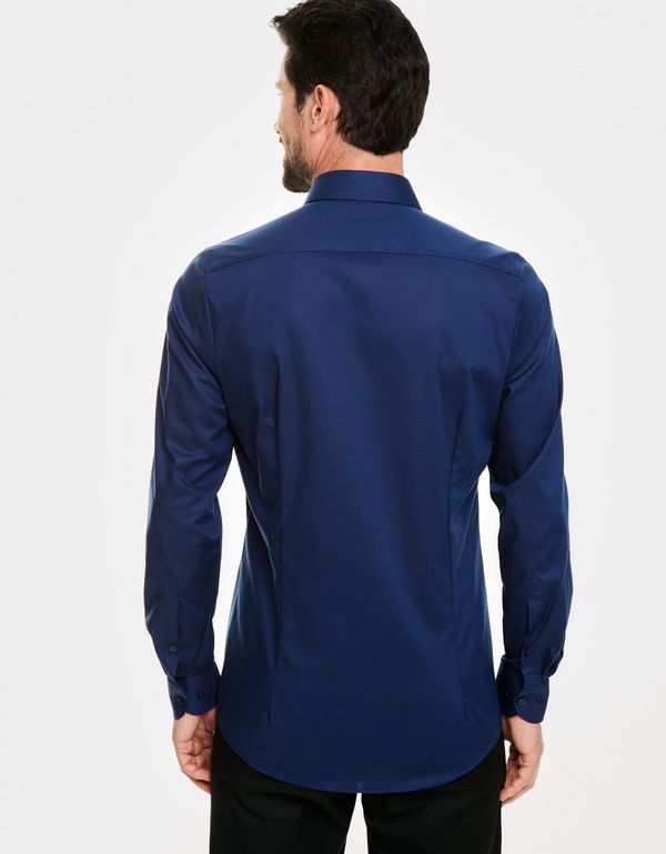 Рубашка мужская классическая OLYMP Level Five, body fit, фактурная ткань | купить в интернет-магазине Olymp-Men