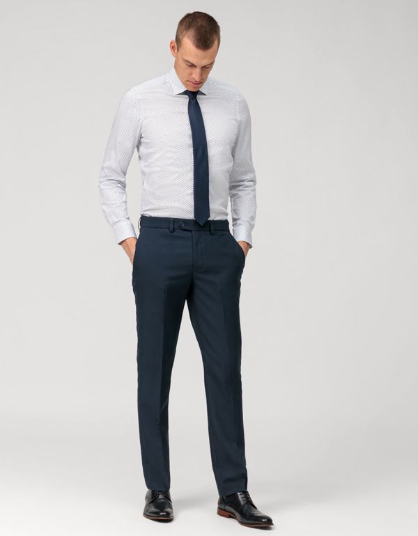 Сорочка классическая мужская с принтом OLYMP Level Five, body fit | купить в интернет-магазине Olymp-Men