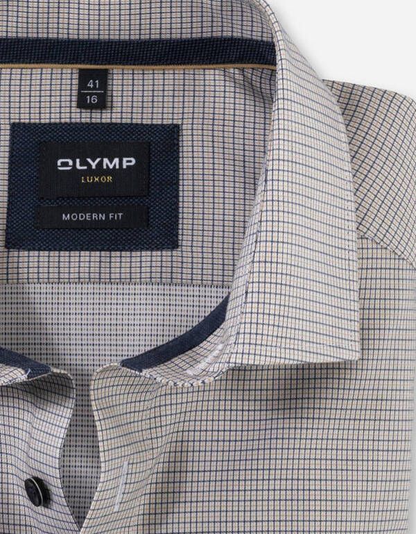 Рубашка мужская в клетку OLYMP Luxor, modern fit | купить в интернет-магазине Olymp-Men