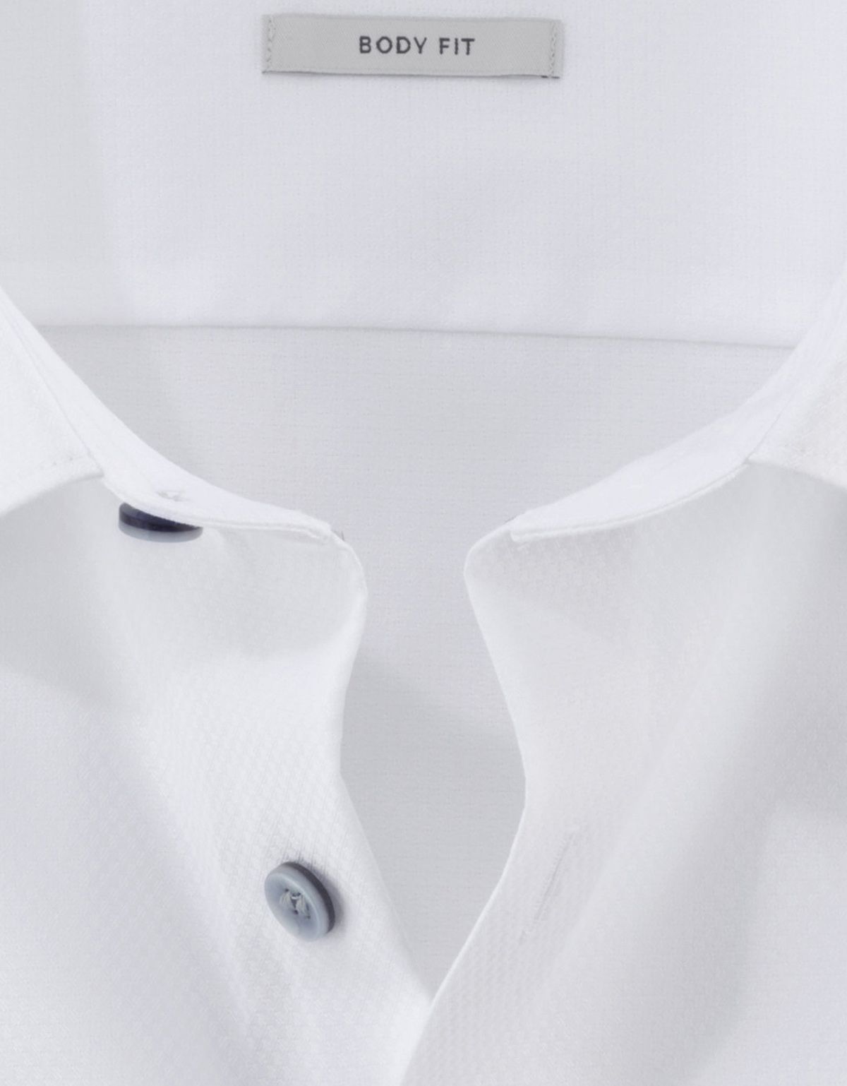 Сорочка белая мужская приталенная OLYMP, фактурная | купить в интернет-магазине Olymp-Men