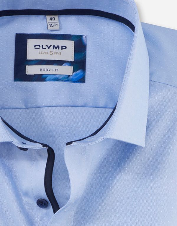 Рубашка OLYMP Level Five, body fit фактурная ткань