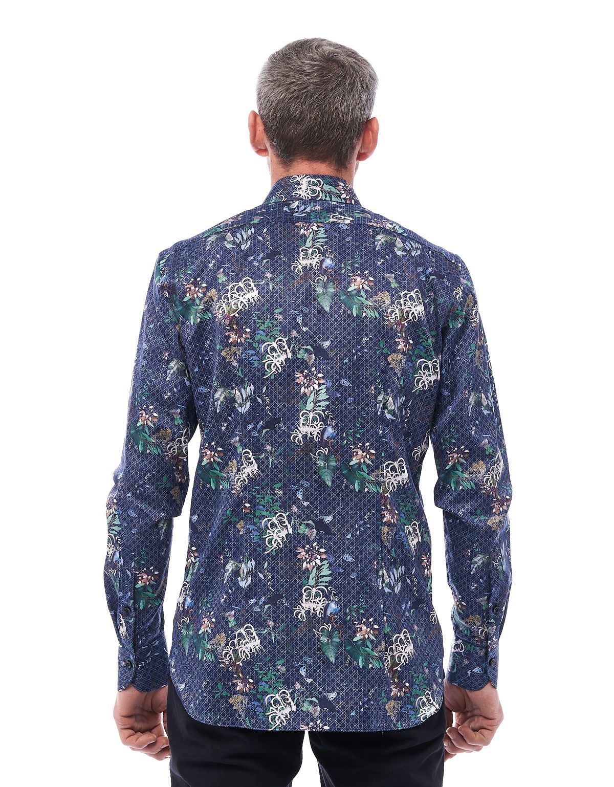 Рубашка мужская Signature с принтом