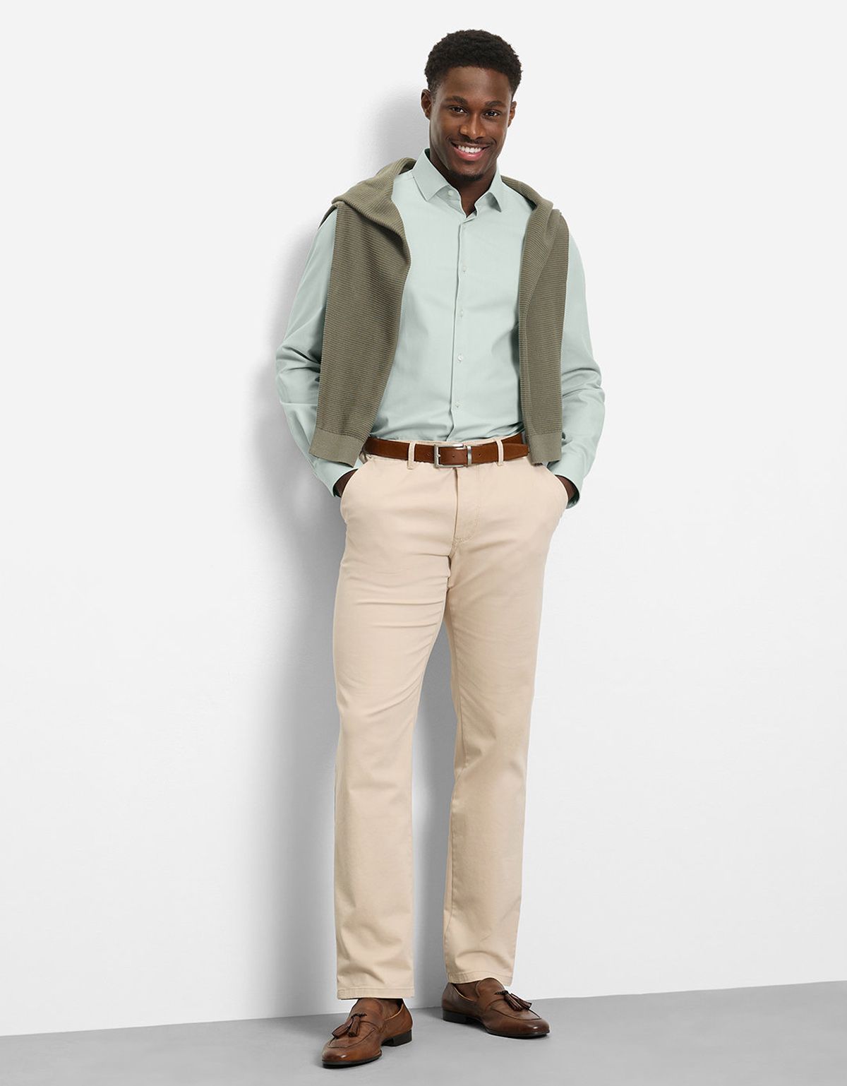 Рубашка классическая климат-контроль Olymp, body fit на высокий рост | купить в интернет-магазине Olymp-Men