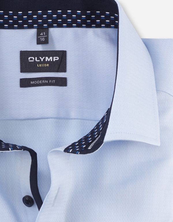 Рубашка мужская OLYMP Luxor, modern fit, фактурная ткань | купить в интернет-магазине Olymp-Men